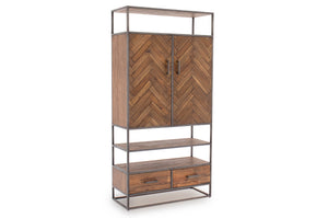 Vanya Display Cabinet - Light Brown