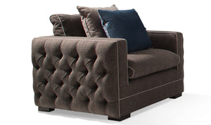 Ivy 1 Seater - Charcoal
