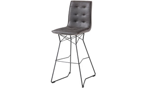 Mirko Bar Chair - Grey (Sold 2 per Box)