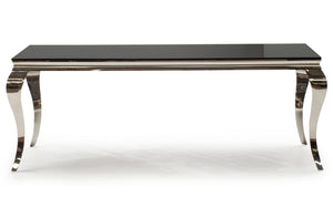 Louis Dining Table - Black 2000mm