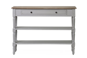 Rowan Console Table 1 Drawer - Grey