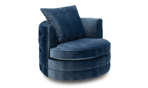 Jools Swivel Chair - Bleu