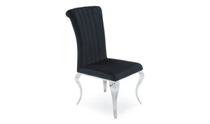 Nicole Dining Chair - Black (Sold in boxes of 2)