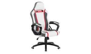 Landon Gaming Office Chair - White Grey Red