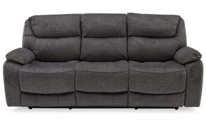 Santiago 3 Seater Recliner - Grey