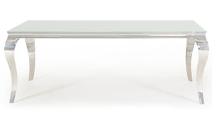Louis Dining Table - White 2000mm