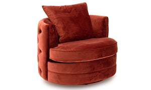 Jools Swivel Chair - Copper