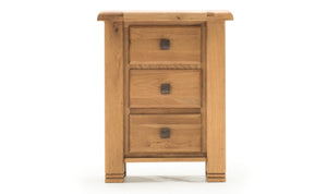 York Bedside Table - 3 Drawer