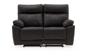 Positano 2 Seater Recliner - Black