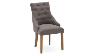 Hobbs Dining Chair - Linen Grey (2/Box)