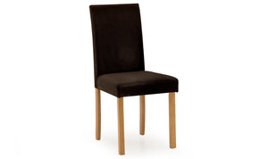 Anna Dining Chair - Brown PU (2/Box)