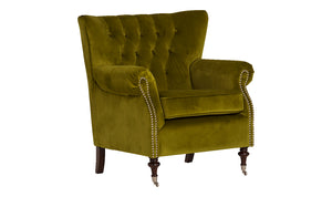 Rigby Accent Chair - Velvet Moss
