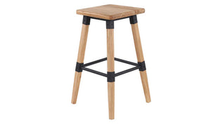 Lock Bar Stool  - Natural Elm (Sold 2 per Box)