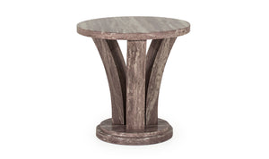 Amalfi Lamp Table - Pearl Grey (NR)