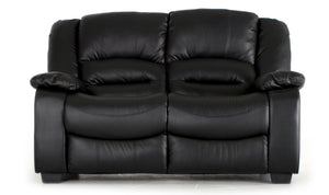 Barletto 2 Seater Fixed - Black  (Nett)