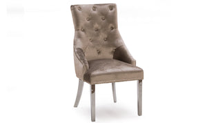 Belvedere Knockerback Dining Chair - Champagne - 2 per box