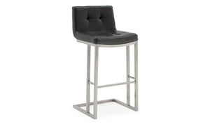 Elstra Bar Chair - Black PU (Sold in boxes of 2)
