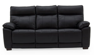 Positano 3 Seater Fixed - Black