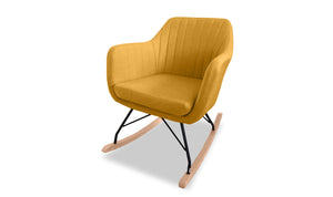 Katell Rocking Chair - Mustard