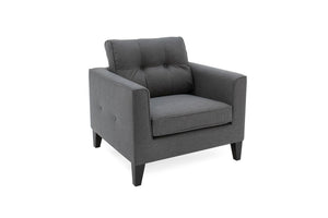 Astrid 1 Seater - Charcoal