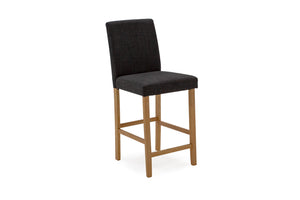 Evelyn Bar Chair - Charcoal (2/Box) (NR)