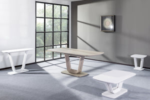 Lazzaro Dining Table Ext - Cappuccino Matt 1600/2000 (Nett)