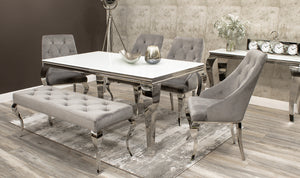 Louis Bench - Grey 1700