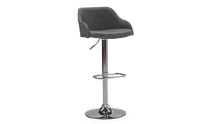 Fossil Bar Chair Gas Lift - Grey PU