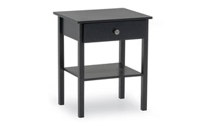 Willow Bedside Table - Grey