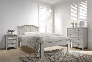 Mila Curved Bed 4'6 - Clay