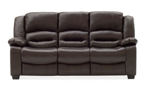 Barletto 3 Seater Fixed - Brown  (Nett)