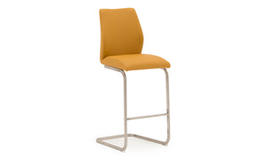 Irma Bar Chair - Brushed Steel Pumpkin (2/Box)