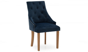 Hobbs Dining Chair - Velvet Midnight (2/Box)