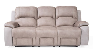 Monterray 3 Seater Recliner - Grey (Nett)