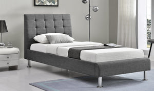 Lyra Fabric Bed - 3' - Charcoal