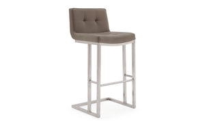 Elstra Bar Chair - Buff PU (Sold in boxes of 2)