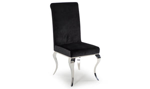 Louis Dining Chair - Black (Sold in boxes of 2)
