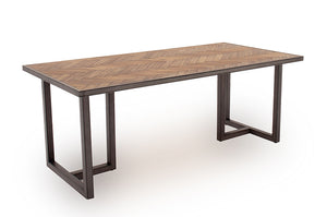 Vanya Dining Table - Light Brown 2000