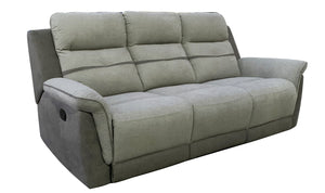 Dawson 3 Seater Recliner - Grey