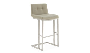 Elstra Bar Chair - Taupe PU (Sold in boxes of 2)
