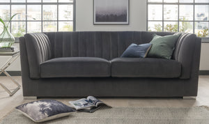 Upton Grand 3 Seater Fixed - Charcoal