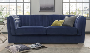 Upton Grand 3 Seater Fixed - Blue