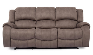 Darwin 3 Seater Recliner - Smoke (Nett)