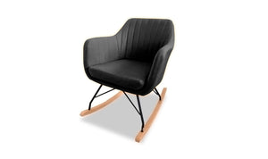 Katell Rocking Chair - Charcoal