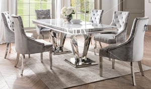 Arturo Dining Table - Grey 2000