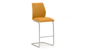 Elis Bar Chair - Chrome Leg Pumpkin (2/Box)
