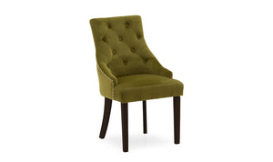 Hobbs Dining Chair - Velvet Moss Wenge Leg (2/Box)