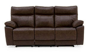Positano 3 Seater Recliner - Brown