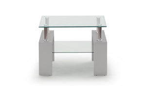 Calico Lamp Table - Grey