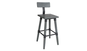 Hunter Bar Chair  - Grey Elm Sold in boxes of 2